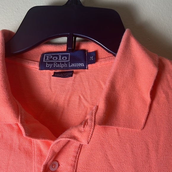 Polo by Ralph Lauren Orange summer Classic short sleeve, dress Polo Shirt - Picture 3 of 6